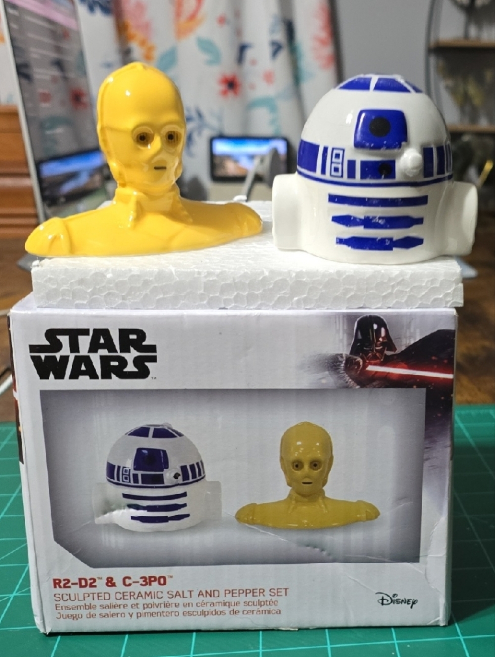 Disney Star Wars R2-D2 & C-3PO Salt & Pepper Set - White, Blue & Yellow